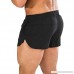 Colmkley Fashion Men's Slim Sport Shorts Beach Basic Pants Swimwear with Pockets Black B07MHLK6QX